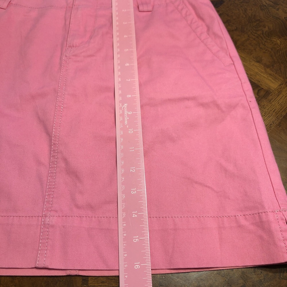 LILLY PULITZER Women's Size 0 Pink Skirt Cotton Mini Palm Tree Pockets - Picture 13 of 13